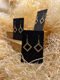 Maria Wooden Earrings – Handmade Oak Geometric Earrings, Minimalist Scandinavian Jewelry, Gift for Her