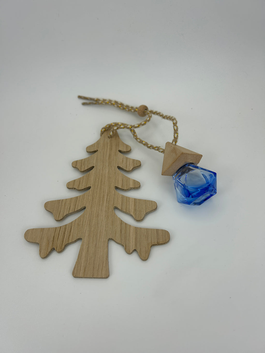 Wooden Car Air Freshener, Refillable Oak Veneer Tree Diffuser, Hanging Car Freshener, Scandinavian Decor, Handmade in Estonia
