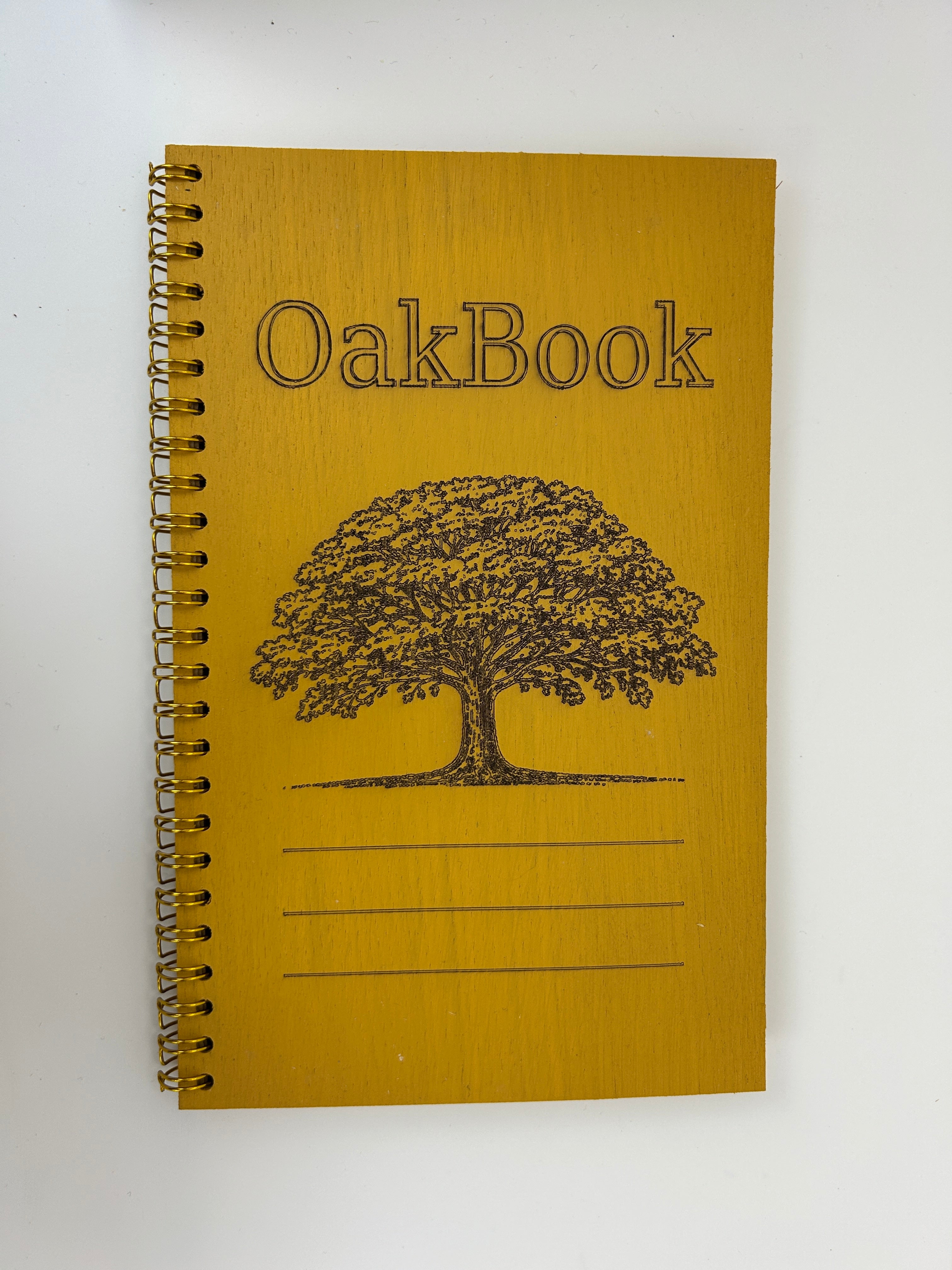 Modern Wooden Memory Book, Oak Veneer Guest Book, Laser Engraved Keepsake Journal, Scandinavian Design, Handmade in Estonia