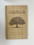 Modern Wooden Memory Book, Oak Veneer Guest Book, Laser Engraved Keepsake Journal, Scandinavian Design, Handmade in Estonia